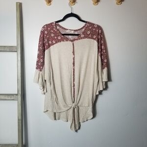 NWOT ADORA WOMEN'S BLOUSE SIZE LARGE